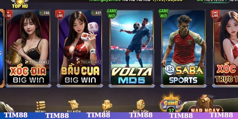 Tổng quan về sảnh casino TIM88
